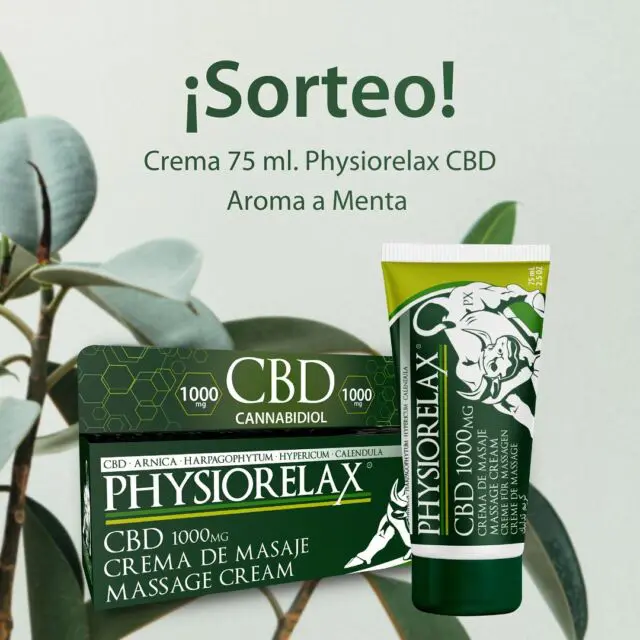 🔒 SORTEO CERRADO 🔒 

Ganador @angeldelpozorgz , ¡enhorabuena! 🙌💚

#physiorelax #cbd #physiorelaxcbd #sorteo #cremaconcbd #cbdcream #grupofarmaceutico